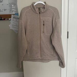 XL, Orvis, Trout Bum Zip Fleece, Oatmeal